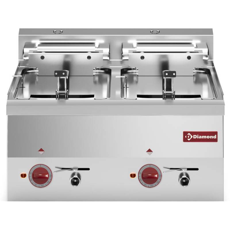Elektrisk Frituregryde 2 Kummer 10 Liter - Top- - Diamond