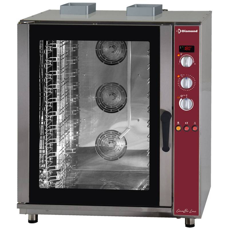 Konvektionsovn, Gas, 11x En(gn), Automatisk Luftfugter - Diamond