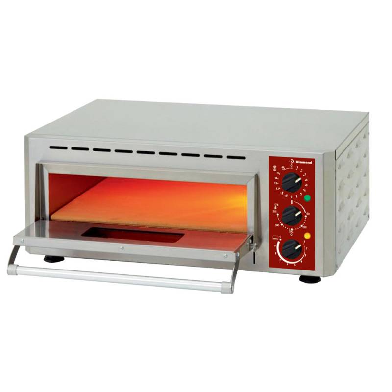 Pizzaovn, El 1 Kammer (3 Kw) 430x430xh100 Mm - Diamond