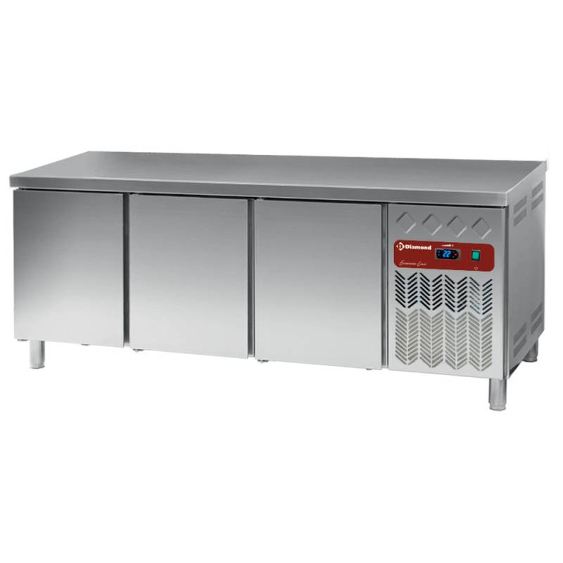 Kølebord, Ventileret, 3 Døre En 600x400 (550l) - Diamond