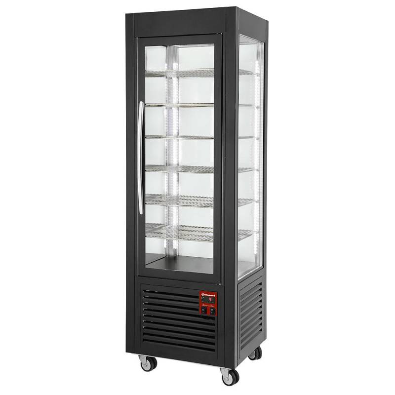Kagemontre, 5 Hylder, Ventileret, 360 Liter, Sort - Diamond