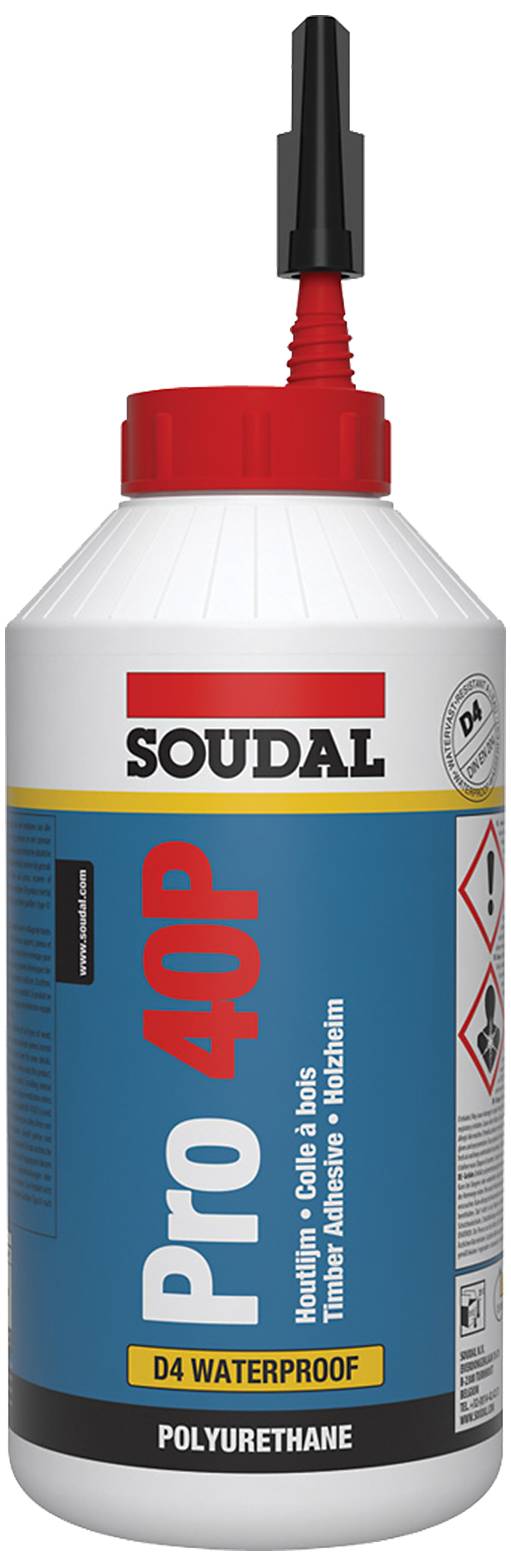 Soudal Pro 40p Pu-Baseret Trælim 750g