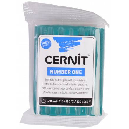 Cernit Modellervoks Unicolor 033 Mørkegrøn 56g