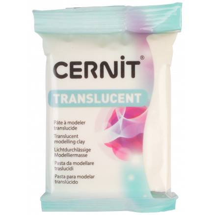 Cernit Modellervoks Translucent 128 Selvlysende 56g