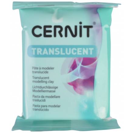 Cernit Modellervoks Translucent 132 Smaragdgrøn 56g