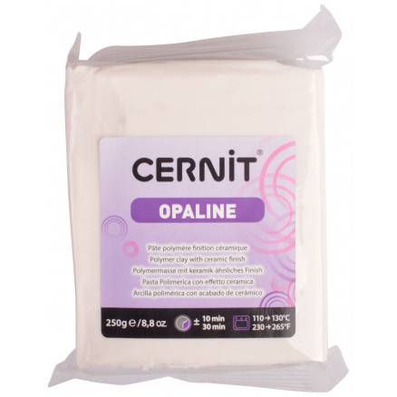 Cernit Modellervoks Unicolor 040 Hvid 250g