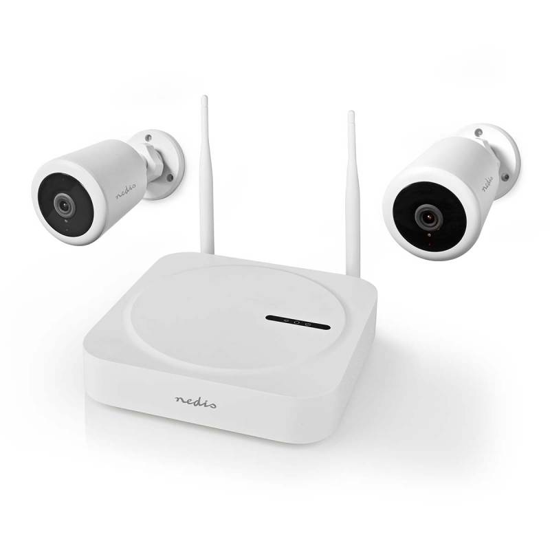Trådløst Overvågningssæt Smartlife Inkl. 2 Kameraer Full-Hd - Nedis
