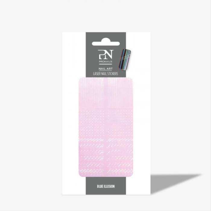 Pronails Laser Nail Stickers - Blue Illusion