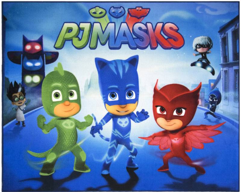 Pyjamasheltene / Pj Mask De Luxe Gulvtæppe Til Børn 95x125 - Associated Weavers