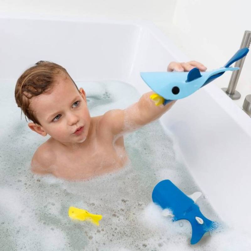 Badehvaler I Skum | Byg & Leg  Sjovt Badelegetøj +3 år - Quut