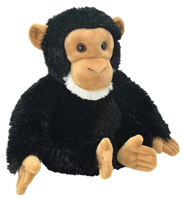 Chimpanse Abe Tøjdyr Og Bamse 18x23 Cm - All About Nature