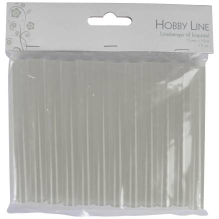 Lim Til Limpistol 11mm Limstænger 10cm - 12stk - Hobby Line