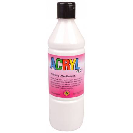 Fantasy Color Hobbymaling/Akrylmaling Primær Hvid 500ml