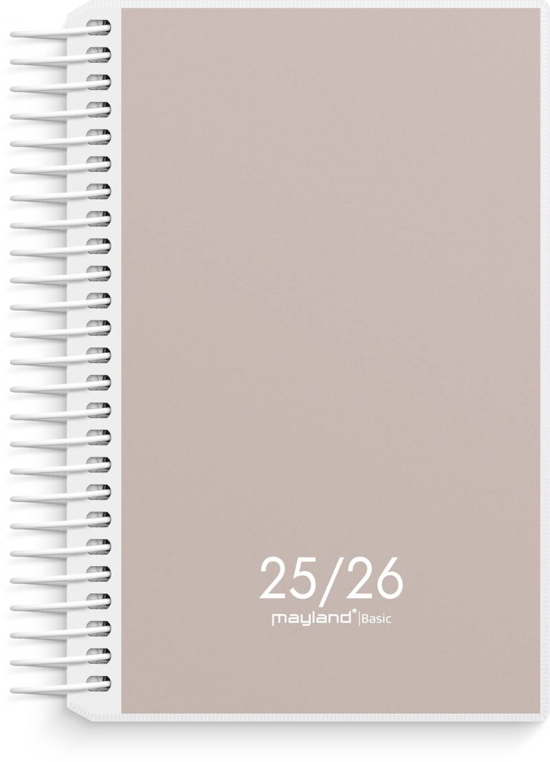 Dagkalender Studie Basic Mini 2025/2026, 80×126 Mm.