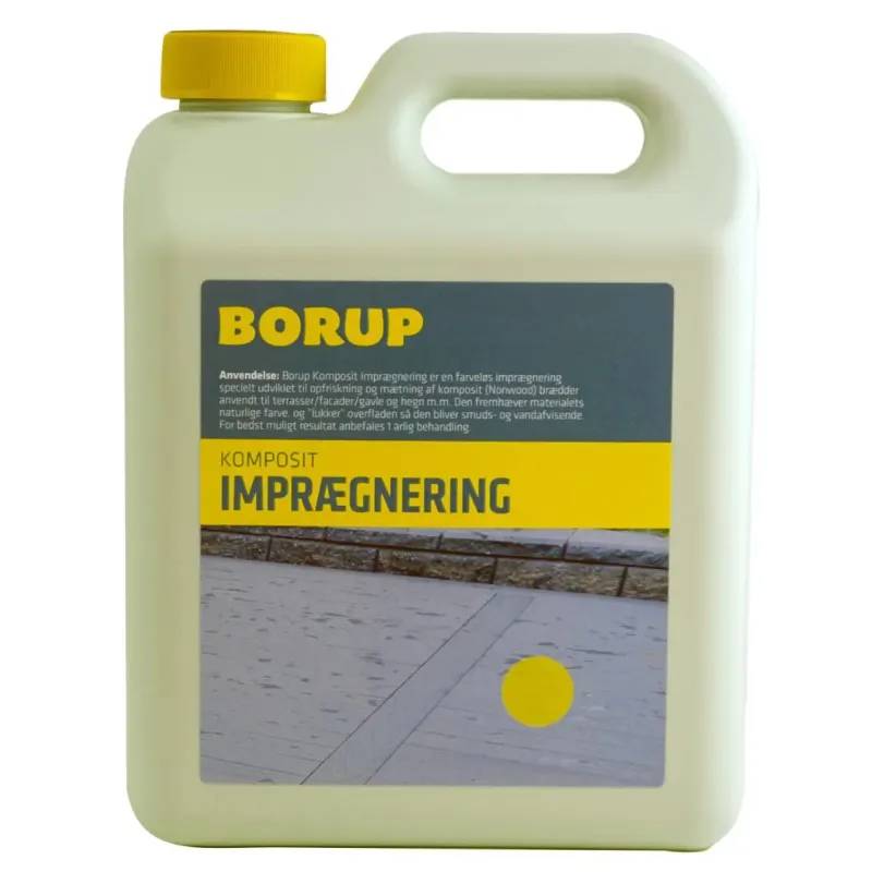 Borup Imprægnering Til Komposit 2,5 Liter - Borup Kemi A/S