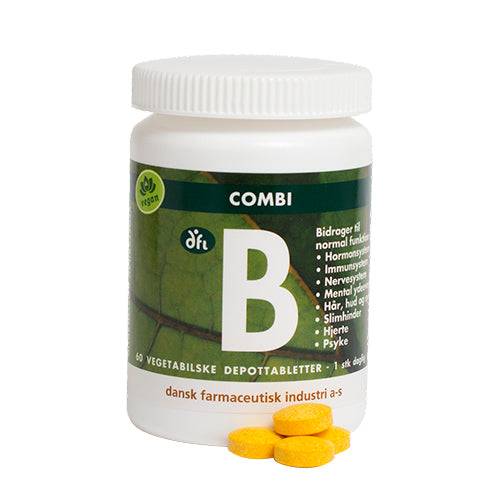 - Veganskgrønne Dfi Vitaminer Combi B Depottablet