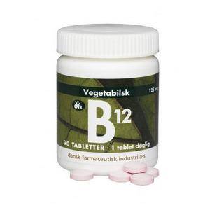 B12-Vitamin, 125 Mcg - 90 Tabl. - Dfi - Grønne Vitaminer