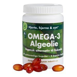 Omega-3 Algeolie - 60 Kaps. - Dfi - Grønne Vitaminer