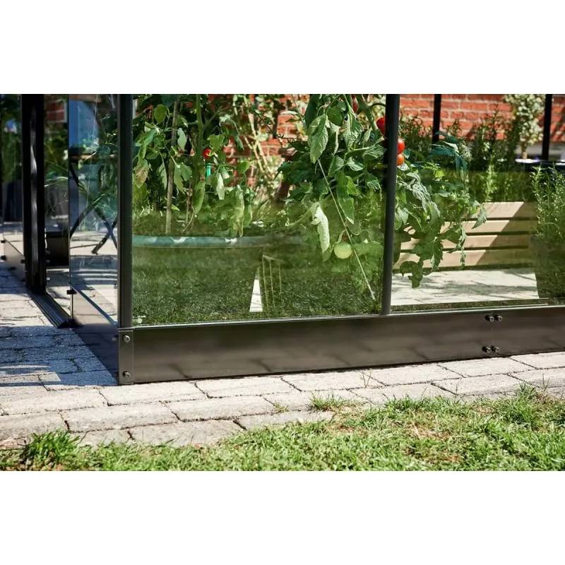 Halls Fundament Qube 68 5,1 Mâ² Sort Til Drivhus