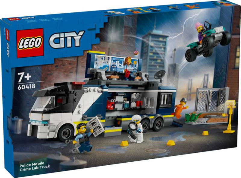 Lego City Politiets Mobile Kriminel Laboratorie Truck - Lego - Legekammeraten.dk