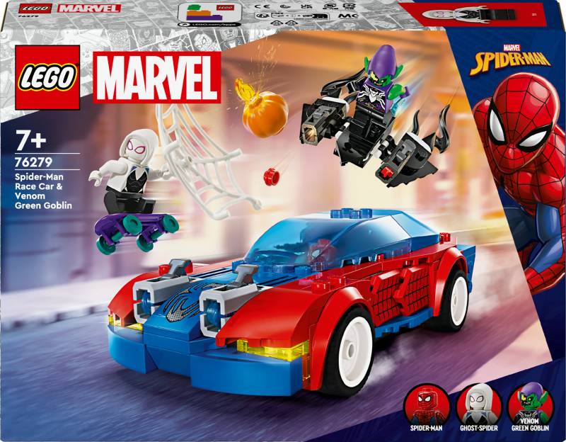 Lego 76279 Marvel Super Heroes Spider-Man's Racer Bil  & Venom Grøn Goblin