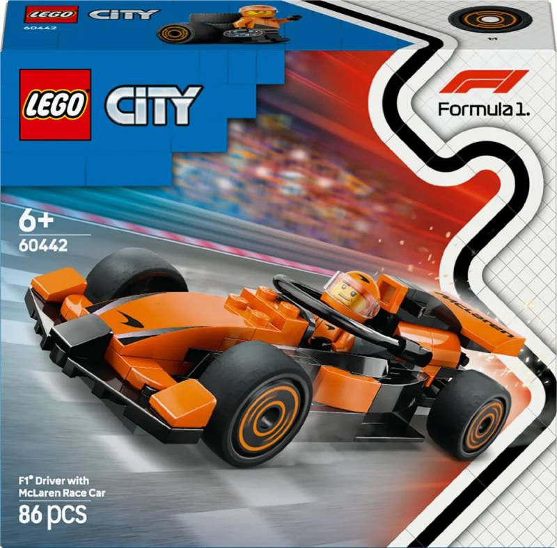60442 Lego City F1â®-Kører Med Mclaren-Racerbil