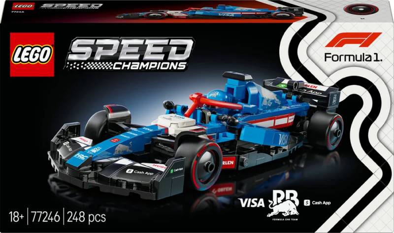 77246 Lego Speed Champions Visa Cash App Rb Vcarb 01 F1®-Racerbil