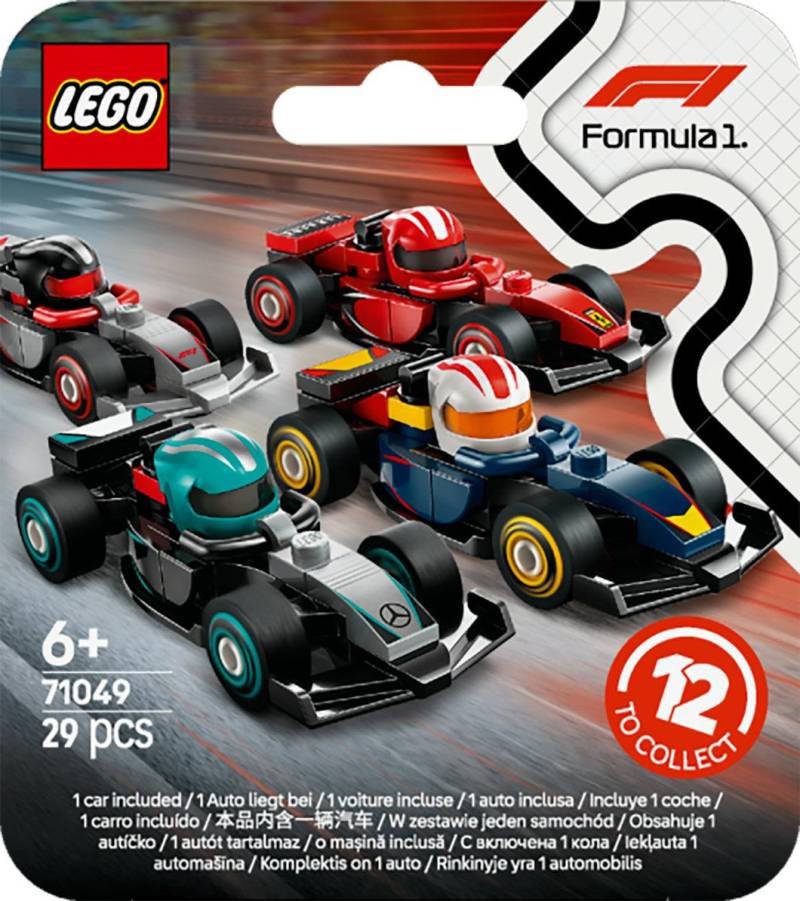 Lego Minifigures  -  F1 Biler 36 Stk. Boks