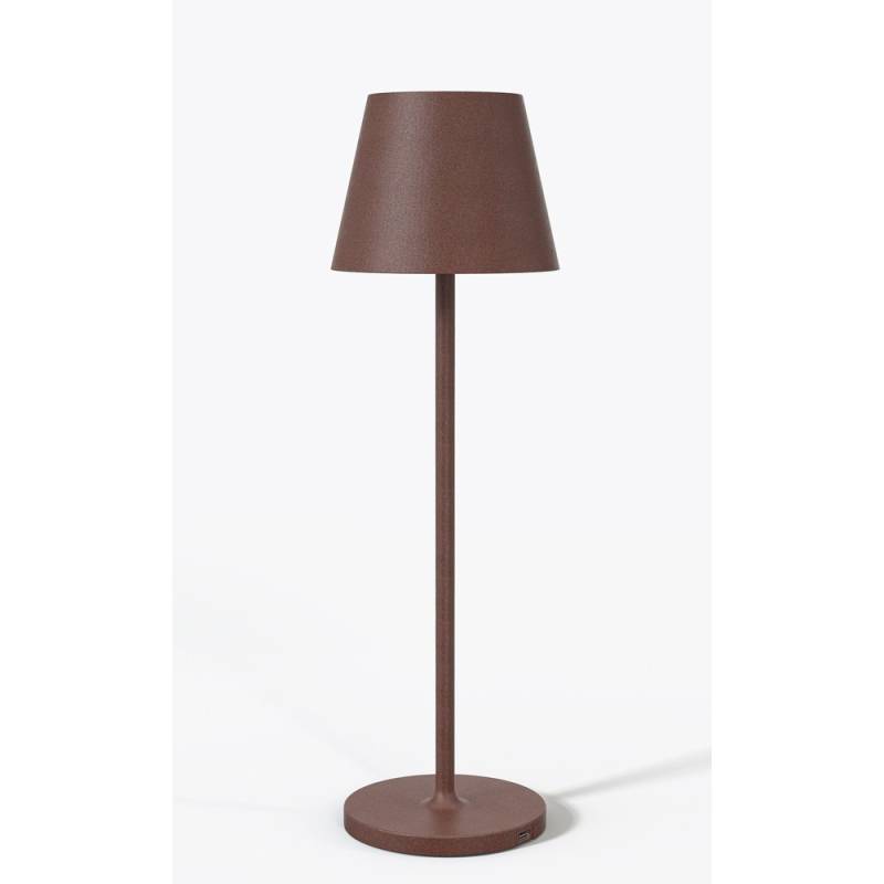 Outlet: Calida Mini Opladelig Udendørs Bordlampe I 2700k, Ra97, Dæmpbar - Corten
