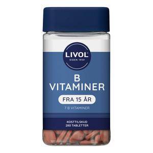 Livol B-Vitaminer - 280 Tabl.
