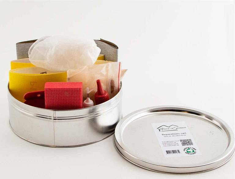 Reparationskit Til Møbler House Of Sander Perfekt ø19xh7 Cm Alt-I-En Kit Med Slibepapir Og Lim
