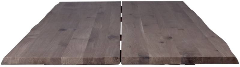Bordplade Til Café- Og Sofabord House Of Sander Curve Grå Egetræ 72ã—72ã—3 Cm