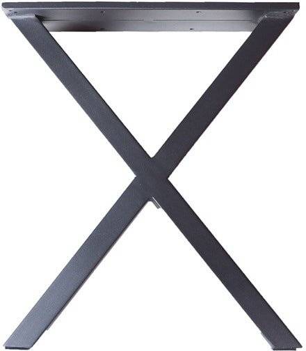 Bænkeben House Of Sander Xs Krydsstel Sort Stål L36xb6xh42 Cm