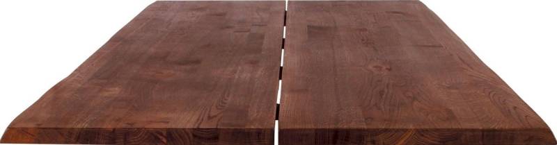 Bordplade House Of Sander Curve Til Café- Og Sofaborde Egetræ Mocca 80x80x3 Cm