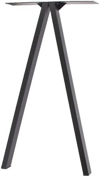 Bordben Til Plankebord House Of Sander V-Serie Sort Stål H70,5 X B15 X L65 Cm