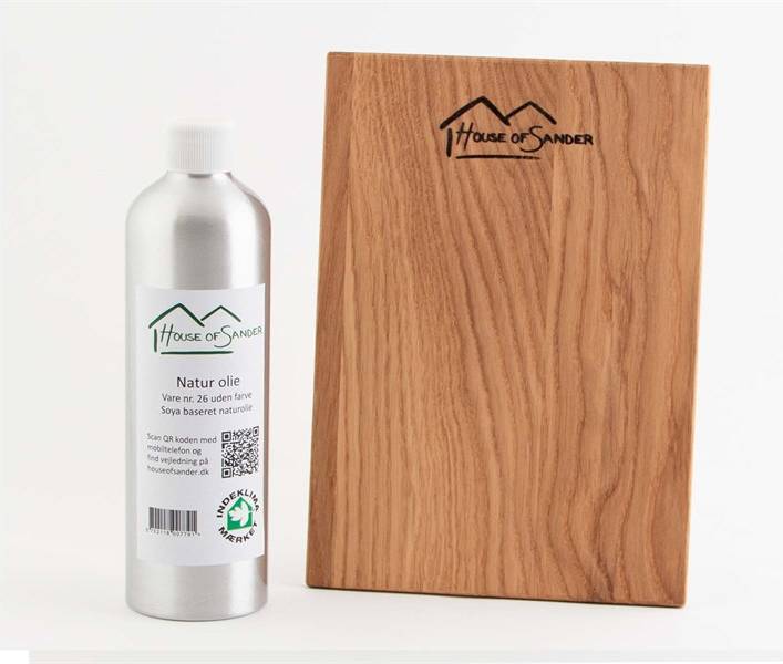 Plejeolie House Of Sander Depth 300 Ml Natur  -  Soja Baseret Møbel- Og Madlavningsolie