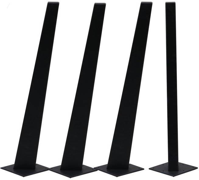 Bordben House Of Sander Frigg 4 Stk Sort Bøgetræ H70 Cm Til Spise- Og Skriveborde