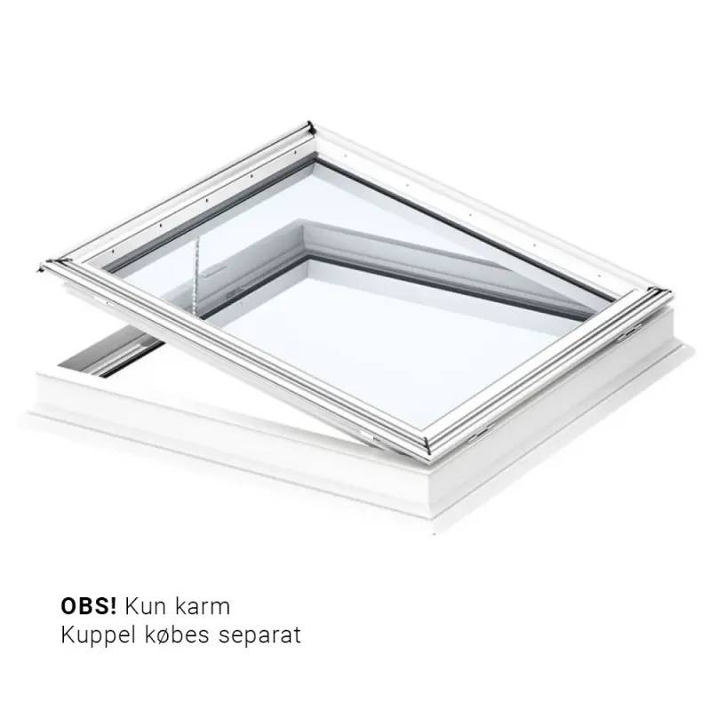 Velux Integra Elektrisk  Karm 60x60cm Kun Til Akryltop Isd 0000  Cvp 060060 0673qv