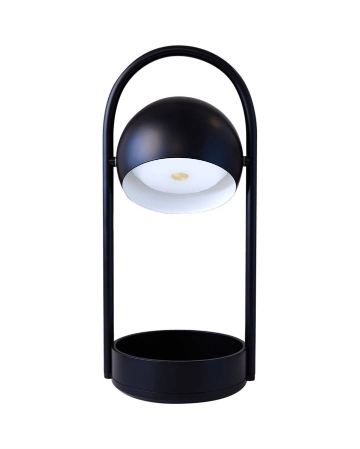 Ball Portable Batterilampe / Bordlampe, Sort - Frandsen Lighting