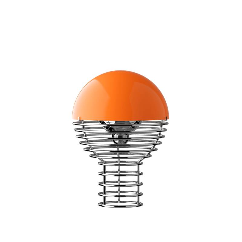 Wire Portable Bordlampe - Orange - Verpan
