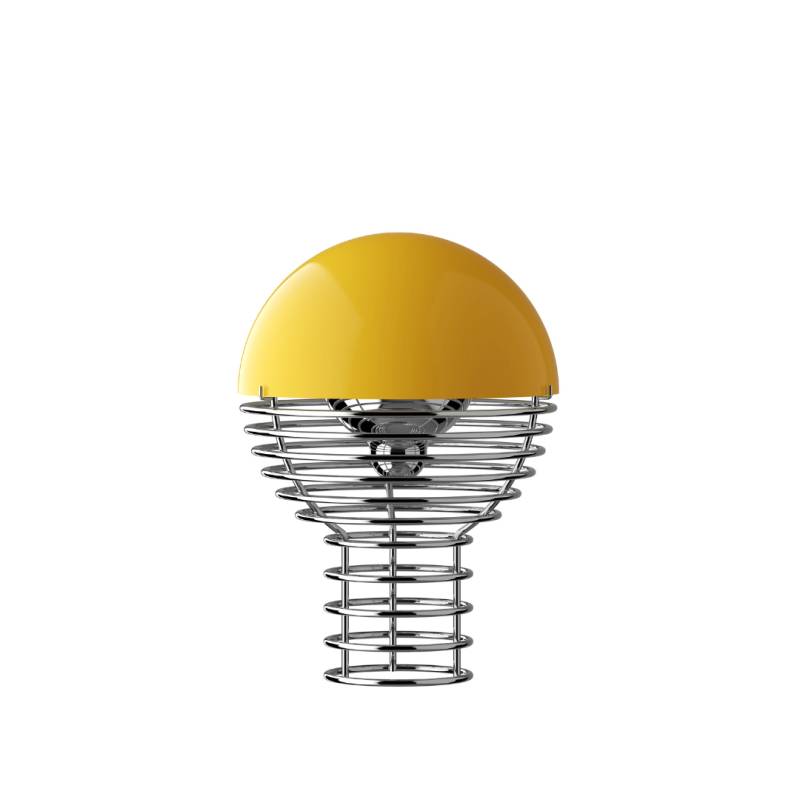 Wire Portable Bordlampe - Gul - Verpan