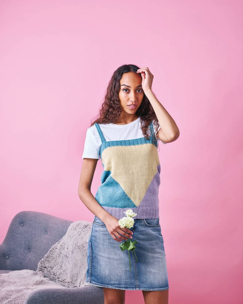 Esther Strikkeopskrift Top I Flere Farver 893467
