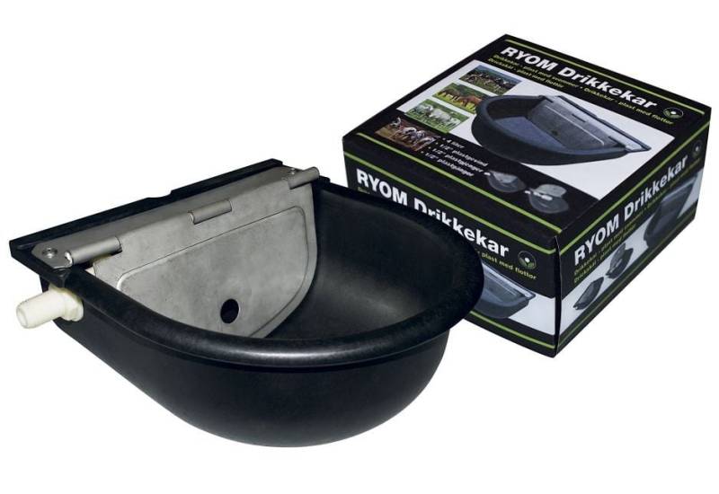 Drikkekar Plast M/ Svømmer   4 Ltr - Ryom
