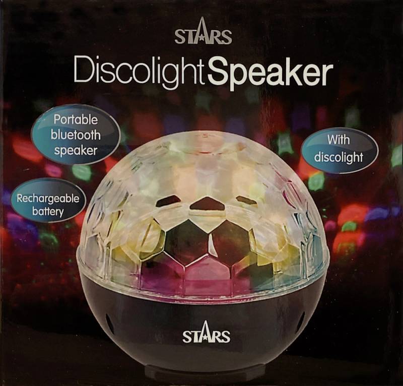 Discokugle Med Bluetooth Højtaler - Bog & Idé