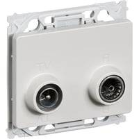 Opus 66, Antenneudtags Sljfedse Til Tv Og Fm Radio (td312), 1 Modul, Lysegr - Lauritz Knudsen