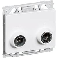 Opus 66, Antenneudtags Sljfedse Til Tv Og Fm Radio (td312), 1 Modul, Hvid - Lauritz Knudsen