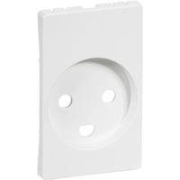 Lk Fuga - Afdkning Til Stikkontakt Med Jord, 1 Modul, Hvid - Lauritz Knudsen