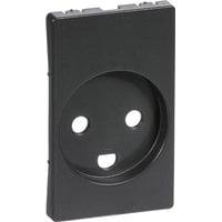 Lk Fuga - Afdkning Til Stikkontakt Med Jord, 1 Modul, Koksgr - Lauritz Knudsen