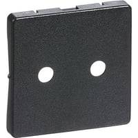 Lk Fuga - Afdkning Til Stikkontakt Uden Jord (gammel Type Uden Krave), 1 Modul, Koksgr - Lauritz Knudsen