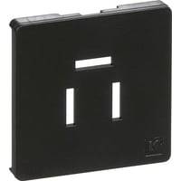 Lk Fuga - Afdkning Til Telefonudtag Med Dk 3-Pol Stik, 1 Modul, Koksgr - Lauritz Knudsen